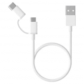 Xiaomi Mi 2-in-1 USB Cable (Micro USB to Type C) 1m